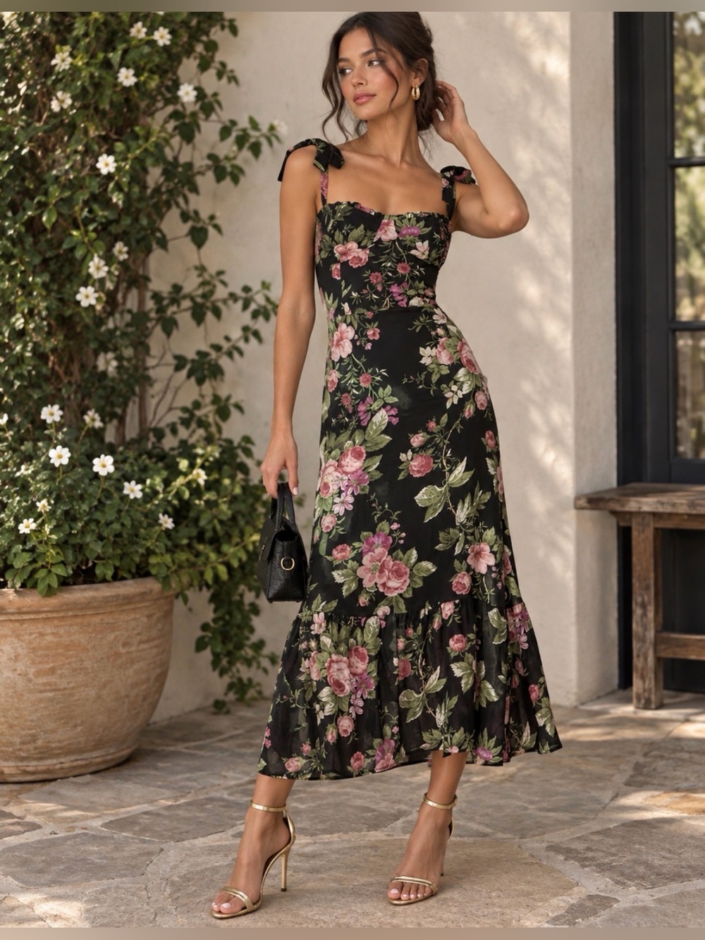 Reformation Nikita Dress Floral Size 4